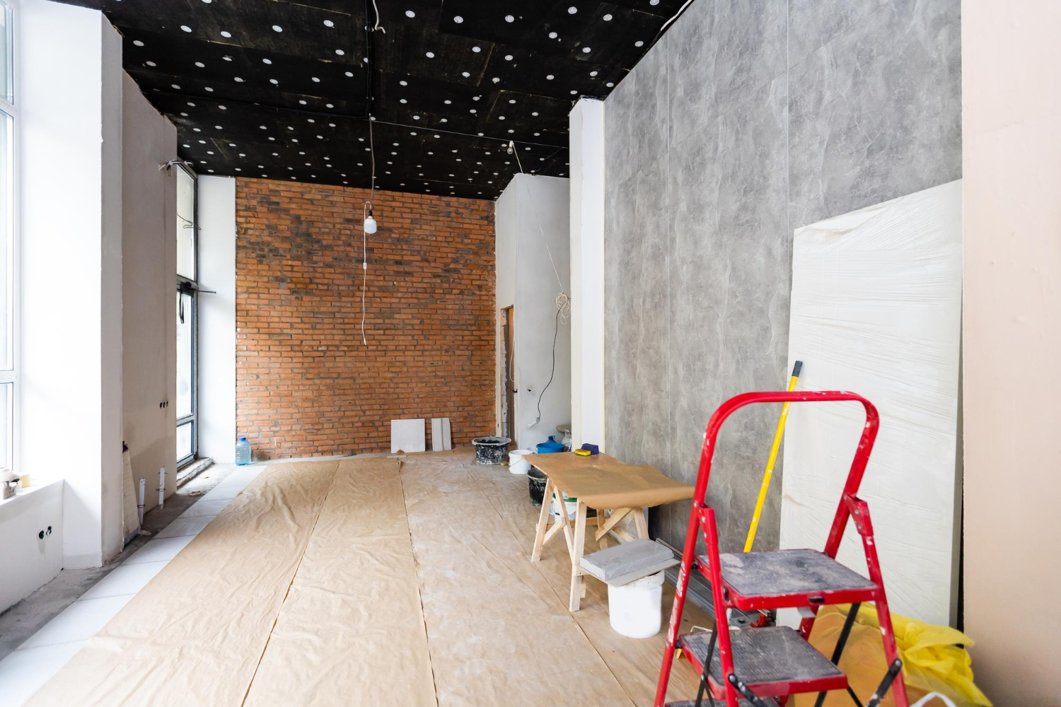 Jasne wnętrze po remoncie